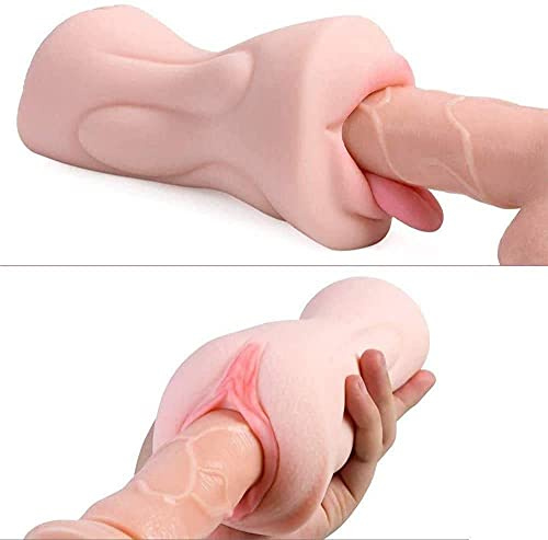 Sex Toyset for Men,Doppel Masturbator Vagina Und Mund, 100% Wasserdicht,Mit 3D Gesicht Sexspielzeug Für Männer,Für Männer Sexspielzeug Masturbieren Sexpuppen