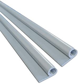 KederUk Campervan Motorhome Caravan Awning C Rail Channel Powder Coated Grey 2.4m (2x120 cm strips)