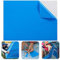 XZEIT Toppe Autoadesive per Piscina Subacquea, Autoadesive per Riparazione Piscina, Set Di Riparazione per Piscina in Pvc, per Letti Ad Acqua, Divani Gonfiabili e Piscine,125 * 85 Cm,Blu