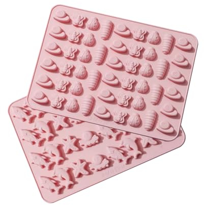 KUBDPQOR 2 Pcs Backmatte aus Silikon, Hundekekse Silikon Backmatte, 86 Gitter Silikonmatte Backform für Hundekekse, Backmatte Hundekekse für DIY Hundekekse und Leckerlis