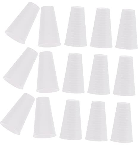 PRETYZOOM 15stücke Kunststoff Jalousienknöpfe Weiß Für Gardinenzubehör Und Dekorationen Mit Praktischem Design Für Haushalt Und Fenster