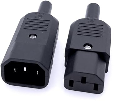 JZK Adattatore AC 250 V 10 A C14-C13 a 3 porte