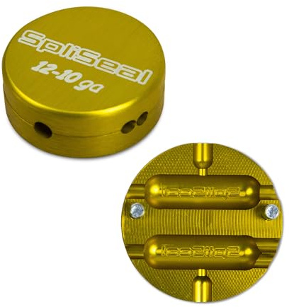 SpliSeal Dual Cavity 12–10 AWG Butt Connector Mold, Aluminum Wire Splice Mold for 12–10 AWG Butt Splices, Used with Solder Seal Sticks to Create Sealed Electrical Connections for Automotive & Marine