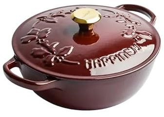 LYP-DEINEOMGS Slow Cooker e pentola for stufati: pentola Termica isolata, pentola for zuppe – utile e Facile da Pulire for Cucinare a casa(Red)
