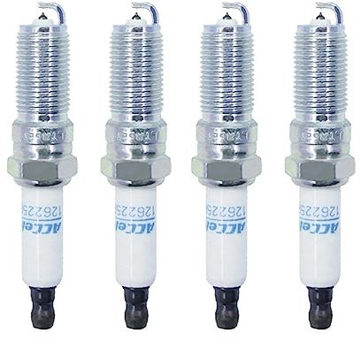 KFJFDHES 4 Stück SP-490 CYFS-12Y-5 Platin Iridium Zündkerze kompatibel mit Ford Escape Fusion SP 490 SP490 CYFS12Y5 AYSF32YPC Zündkerze Solides Terminal