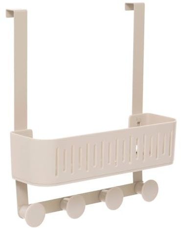 5Five - EASYBATH Portaoggetti da doccia beige - 30x11,5x33,8 cm - Portaoggetti per il bagno, organizer per la doccia, pratico accessorio per il bagno