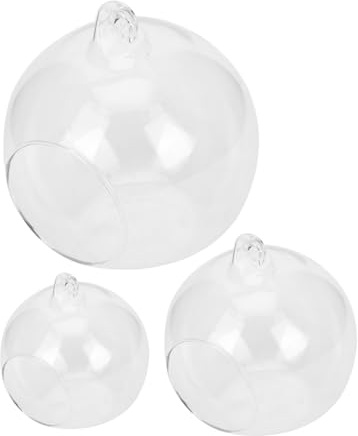 Garneck 3pcs Diy Micro Landscape Glass Bottle Ceiling Plant Hanger for Terrarium Bowl