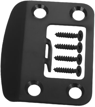 NUOBESTY Gâche De Loquet Acier Inoxydable Gâche De Porte Pour Camping Sécurité Renforcée Extension De Plaque Remplacement Pour Porte Extérieure Et Intérieure