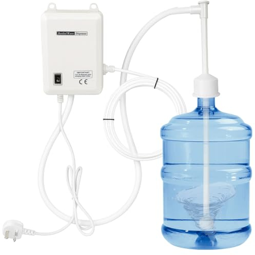 WUDLEP Bottle Water Dispenser Pump System,Drinking Electric Water Pump with Single Tube, 220V Automatic Water Pump, for Kitchen, Refrigerator, Coffee Maker