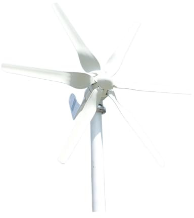 YXZKJZJ Turbina aerogeneradora de 800W, 6 aspas, 12V, 24V, 24V, Alta eficiencia, for Uso doméstico, Yates, Granjas, farolas para el hogar, la Granja, el alumbrado público y l(MPPT Hybrid Control,24V)