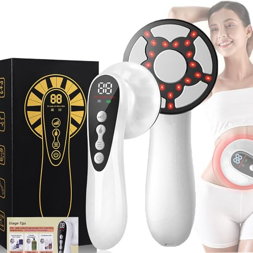 ASnwpaK Masajeador De Grasa, Moldeador Corporal Quemagrasas, 3 Modos (EliminacióN De Arrugas, Quema De Grasa, Lifting) + 10 Intensidades, para Abdomen, Cintura, Brazos, Piernas Y GlúTeos