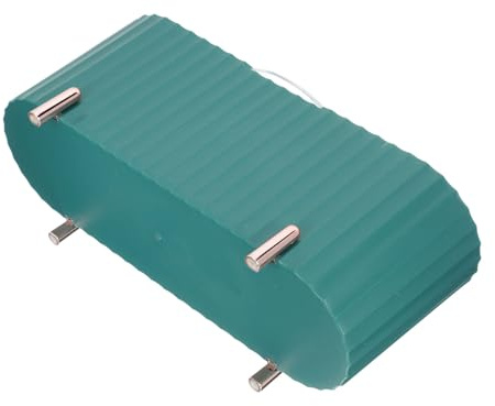Hemobllo Boîte de Rangement Maquillage Multi-grilles en Pp Vert Couvercle Transparent Anti-poussière, Organisateur Pratique pour Cotons Démaquillants sur Bureau ou Coiffeuse