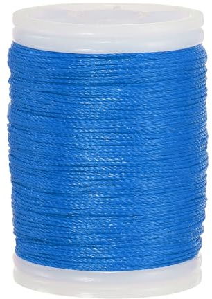 QUARKZMAN Hilo De Servicio para Cuerda De Arco Recurvo 120 Yardas / 110 m Nylon para Cuerda De Arco Recurvo Y Compuesto Atar Punto De Nock Y Mira (Azul)