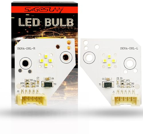 SageSunny Module de feux de jour à LED Para Scania, Blanc compatible avec Scania GR et autres séries, référence 2674390, lot de 2 - garantie 12 mois