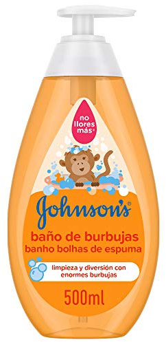 Johnson's Baby Blasenbad (3 x 750 ml), Baby-Badewasser mit Formel No Wine More Formel, für die empfindliche Haut von Neugeborenen, erzeugt riesige Blasen