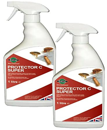 Bed Bug, Flea and All Insects Killer Spray Fast Acting Professional Strength Protector C Super in 1 Lit pack (2)