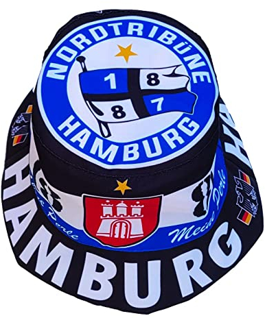 Generisch Hamburg Sonnenhut, HH Fischerhut, Hamburg Anglerhut, Armyhut, Schwarz