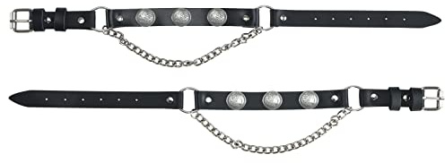 GARGOYLE BELLS Adjustable Fashion Boot Chains, Biker Boots Decoration Chains, Comes in a set of 2