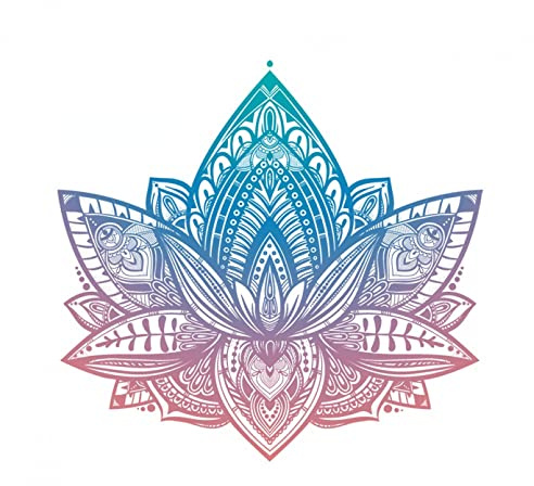 MACMRD Auto Aufkleber 18X18Cm Auto Aufkleber Schöne Mandala Vinyl Aufkleber Auto Stoßstange Körper Heckscheibe Dekorative wasserdichte Aufkleber