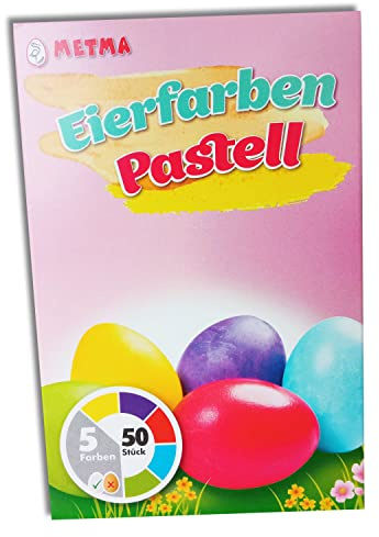 Eierfarben Flüssigfarbe zum Kaltfärben gelb, lila, blau, grün, rot PASTELL - Ostereierfarbe Eierfarbe Ostern