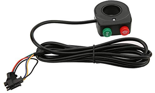 KIMISS Hupen-Scheinwerferschalter, Lenker-Ersatzteil für E-Bike-Lichtschalter, Lenker auf 22,5 Mm und Schalter Motorrad Scooter E-Bike