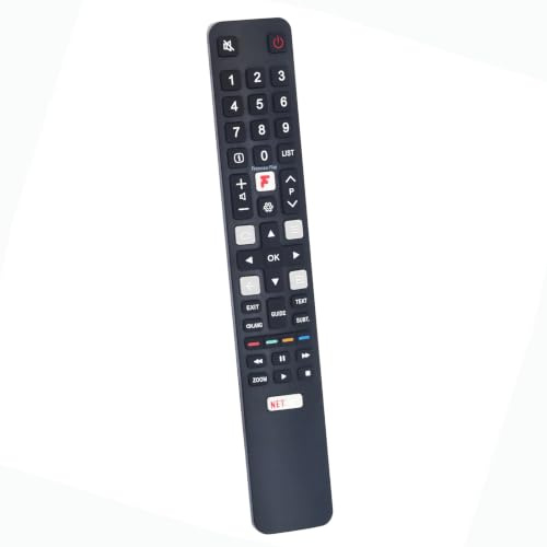 AULCMEET Replacement Remote Control RC802N YUI5 Fit for TCL 4K QLED TV 40S5200K 32S5200K 65P735K 55P735K 50P735K 43P735K 75C635K 65C635K 55C635K 50C635K 43C635K 75P638K 65P638K 55P638K 50P638K