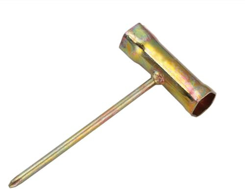 EsportsMJJ Zündkerzen-Steckschlüssel aus Edelstahl, 13 mm, 17 mm, 19 mm, für Benzin-Kettensägen und Freischneider, Gartenmaschinen-Schraubenschlüssel – 17–19/1,2 mm