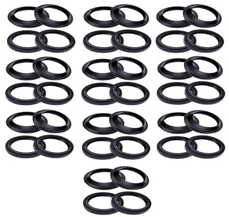 41x53x8/11 Motorrad Gabel Dämpfer Öl Dichtung Staub Dichtung for YZF 600 R6 YZF-R6 XV650 XVS SZR660 41 * 53 * 8/11(Color:20pc Seal 20pc Cover)