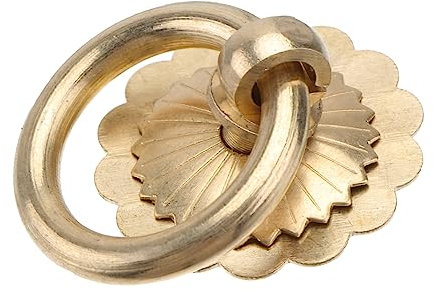 ANDRESLAD 4stücke Ringgriff Für Schranktüren Aus Kupfermaterial Möbelaccessoire Schrankgriff Schubladenringgriff Möbelringgriff Geeignet Für Türen