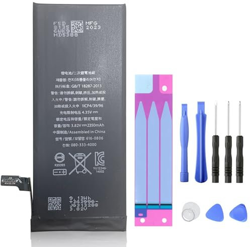 XITAIAN 3.82V 8.71Wh 2280mAh 616-0806 Batteria di Ricambio per iPhone 6 A1549 A1586 A1589 con Strumenti di Installazione