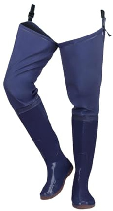 Aymzbd Wathose Zum Angeln, Hüftwathose für Damen Und Herren, Unterwasser Strumpfstiefel, Verschleißfeste Wat Hüftstiefel, Regenstiefel, 39