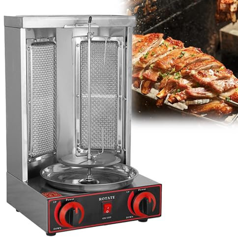 KYZTMHC Electric Vertical Barbecue Grill, Barbecue Machine, Shawarma Grill Maker, Chicken Shawarma Grill Maker, for Commercial and Home Kitchen