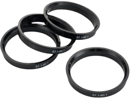 WANGSHAOWEI Zentrierringe 4 STÜCKE Hub Centric Ring Auto Rad Bohrung Zentrum 66,6-57,1/73,1-57,1/73,1-60,1/73,1-56,1/73,1-54,1/67,1-56,1/67,1-60,1/67,1-64,1 Radnaben Zentrierringe(67.1-60.1mm)