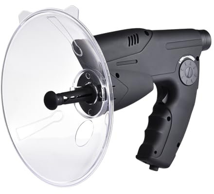 Dish parabolique Microphone directionnel - à Longue portée, enregistreur de Son Sauvage, équipement d'observation des Oiseaux | Microphone à Haute sensibilité avec Casque et Plat Parabole pour l
