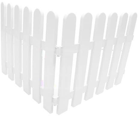 UPKOCH 2pièces Clôture De Jardin Extérieure Plastique Panneaux De Clôture pour Chien De Jardin Réutilisable Bordure De pour Décoration