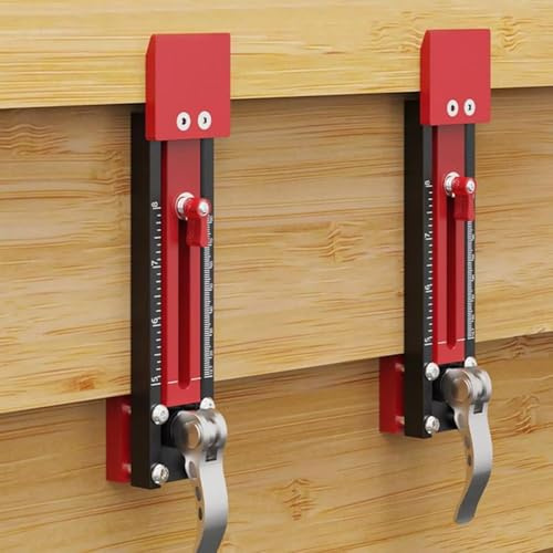 2Pcs Aluminum Alloy Siding Installation Tool, Sliding Mounting Gauge Tool, Adjustable Home Sidings Removal & Repair Installation Holders Repair Kit, Fiber Cement Board Hangers for Siding Panels