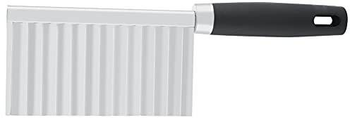 ANKROYU Cortador de patatas ondulado de acero inoxidable, herramienta profesional de cocina de verduras para chefs domésticos, agarre ergonómico GB, CA de primera calidad, 7,5 pulg