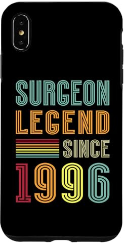 Surgery Legend 1996 30 Years Scalpel 30th Birthday Surgeon Case for iPhone XS Max