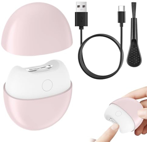 Cortauñas Eléctrico - Cortauñas Automático De 2,91 Pulgadas | Herramienta De Manicura Profesional De ABS – Conjunto De Cuidado De Uñas Con Luz LED, De Uñas , Ideal Para