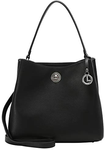 L.CREDI Women's FLIPPA Handbag, schwarz