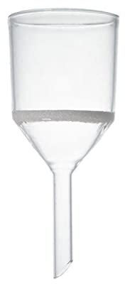DADAKEWIN 130ml G4 Vetro Buchner Imbuto, Vetro Borosilicato 3.3, Dimensione dei Pori 5-15 Micron, Resistente al Calore Lab Imbuto Confezione da 1 (Size : 130ml/G4)