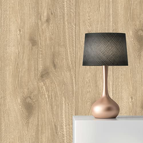 TADESSI Tapete Holz Mateo M1-No.24 Vliestapete Braun Beige Tapete in Holzoptik für Wohnzimmer Schlafzimmer Küche