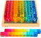 tickit Gem Cube Mirror Tray – Wooden Sensory Sorting Tray with 100 Acrylic Rainbow Cubes for Colour Mixing, Stacking, Counting and Creative STEM Play