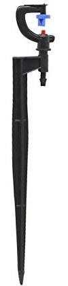Sistema di irrigazione a sprinkler for prato da giardino 1 set di irrigatori a rifrazione di tipo G a 180 gradi con staffa da 18 cm for irrigazione da giardino e irrigatore for serra da prato agricolo