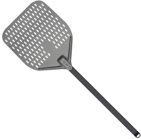 Pelle à Pizza Pelle à Pizza en aluminium de 12 à 14 pouces, grande et longue, avec accessoire à Long manche, spatule à Pizza, poêle ronde antiadhésive, tourneur de cuisson peut fonctionner correctemen
