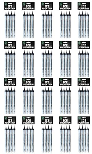 Ice Fountain Candles, 80 Count, 20 Packs with 4 Candles Each