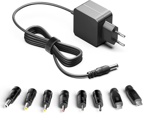 HKY Alimentatore Universale 5V 3A per Raspberry Pi 3, Kindle, JBL Altoparlante Bluetooth, Tablet, Webcam, Samsung Galaxy, Fotocamere Digitali, Router,TV Box, MP3/MP4 5V 3000mA Caricatore Trasformatore