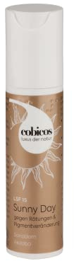 Cobicos Tagescreme mit LSF 15 50 ml – Gesichtscreme mit Sonnenschutz Antifalten Creme Manuka Honig und Hibiskus Naturkosmetik
