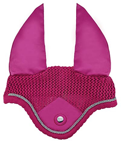 Horsenjoy Fliegenhaube Desire Fliegenschutz Pferdemütze (Rosa)