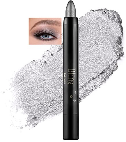 Boobeen Eyeshadow Pencil Crayon Wasserfester Lidschattenstift Shimmer Cream Eyeshadow Pen Erstellen Sie glitzerndes Augen-Make-up, einfach zu verwenden